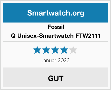 Fossil Q Unisex-Smartwatch FTW2111 Test