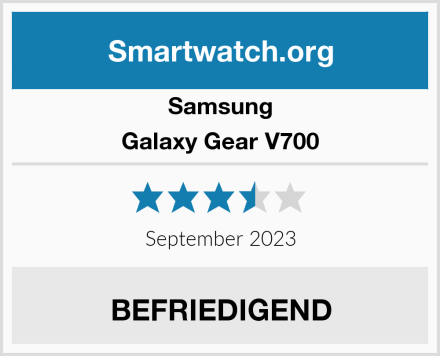 Samsung Galaxy Gear V700 Test