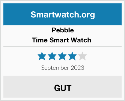 Pebble Time Smart Watch  Test