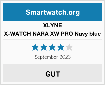XLYNE X-WATCH NARA XW PRO Navy blue Test
