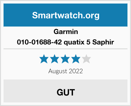 Garmin 010-01688-42 quatix 5 Saphir Test