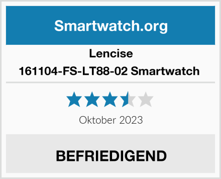 Lencise 161104-FS-LT88-02 Smartwatch  Test
