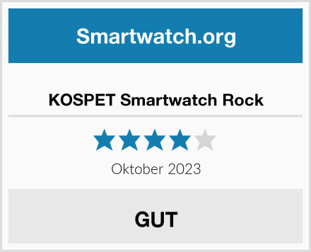  KOSPET Smartwatch Rock Test
