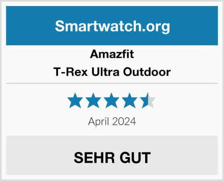 Amazfit Smartwatch T-Rex Test