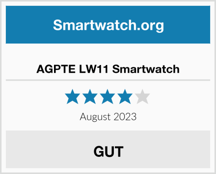  AGPTE LW11 Smartwatch Test