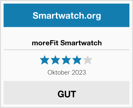  moreFit Smartwatch Test