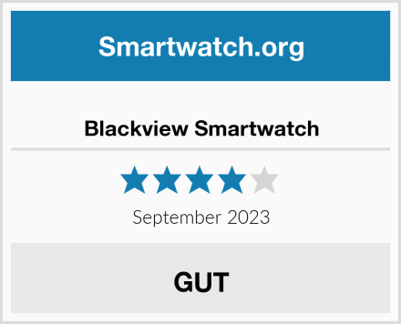 Blackview Smartwatch Test