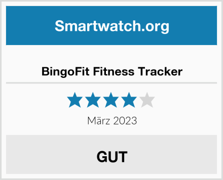  BingoFit Fitness Tracker Test