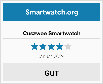  Cuszwee Smartwatch Test