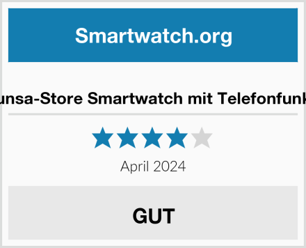  Nerunsa-Store Smartwatch mit Telefonfunktion Test